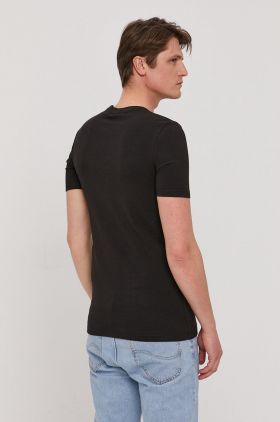 G-Star Raw tricou barbati, culoarea alb, neted