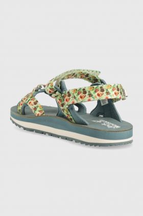 Jack Wolfskin sandale Outfresh Deluxe femei, culoarea verde