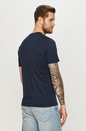 Columbia tricou din bumbac Rapid Ridge bărbați, culoarea gri, cu imprimeu 1888813