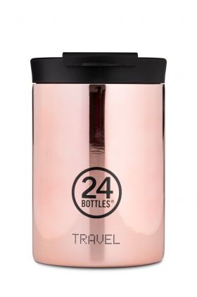 24bottles - Cana termica Travel Tumbler Rose Gold 350ml