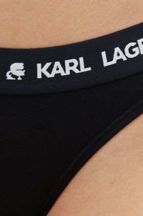 Karl Lagerfeld Tanga culoarea gri