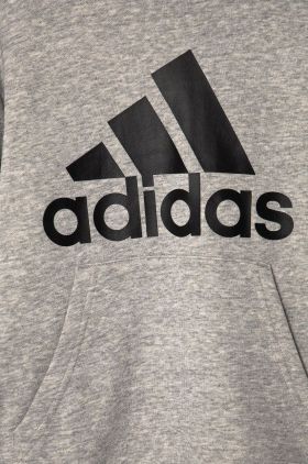 Adidas Bluză copii GN4019 culoarea gri, cu imprimeu