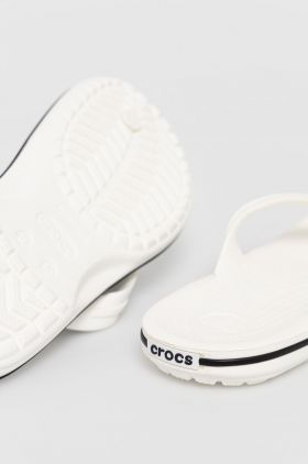 Crocs șlapi Crocband Flip bărbați, culoarea verde Espresso 207142