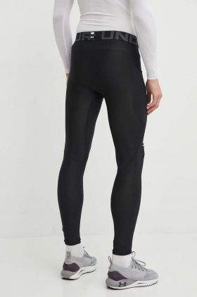 Under Armour leggins de antrenament barbati, culoarea verde, neted