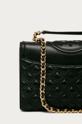 Tory Burch Poșetă de piele culoarea negru