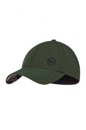 Buff șapcă Trek Cap culoarea verde, material uni 123158