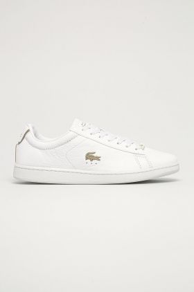 Lacoste Ghete de piele culoarea alb