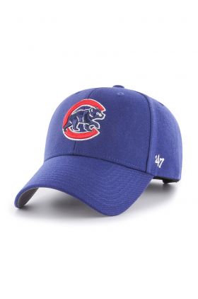 47brand căciulă MLB Chicago Cubs culoarea albastru marin, cu imprimeu