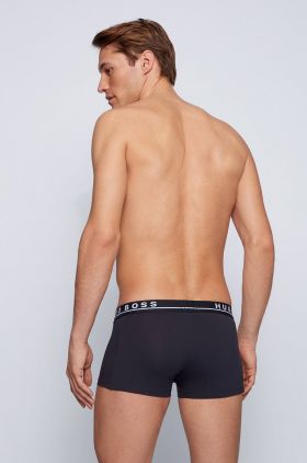 BOSS boxeri (3-pack) bărbați, culoarea bleumarin 50325403