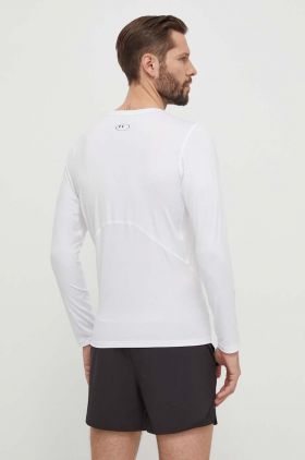 Under Armour mânecă lungă de antrenament culoarea bordo, neted