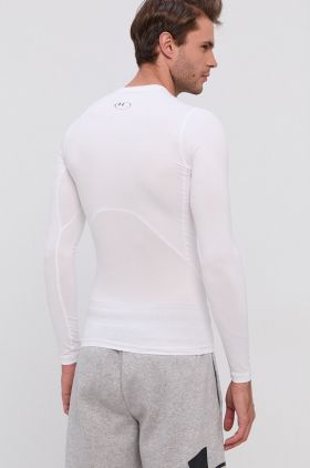 Under Armour mânecă lungă de antrenament culoarea bordo, neted