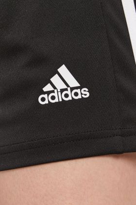 Adidas Performance Pantaloni scurți GN5780 femei, culoarea negru, material neted, medium waist