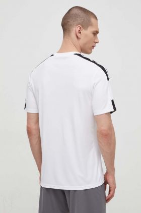 adidas Performance tricou GN5723 bărbați, culoarea alb, material uni GN5723