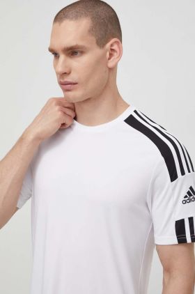 adidas Performance tricou GN5723 bărbați, culoarea alb, material uni GN5723