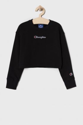 Champion Bluză copii 404069 culoarea negru, cu imprimeu