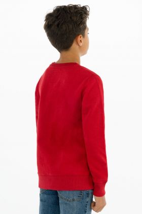 Levi's Bluză copii culoarea gri, cu imprimeu