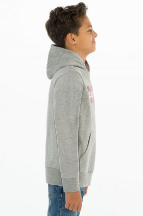 Levi's Bluză copii culoarea gri, cu imprimeu