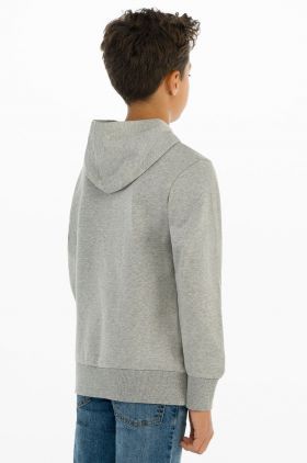 Levi's Bluză copii culoarea gri, cu imprimeu