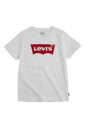 Levi's Tricou copii culoarea gri, cu imprimeu