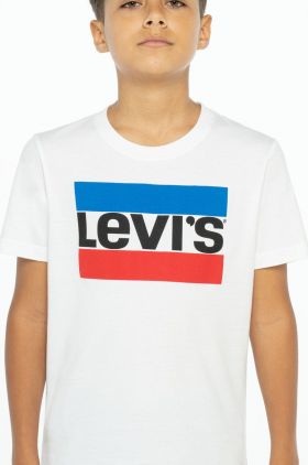 Levi's Tricou copii culoarea negru, cu imprimeu