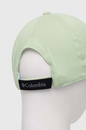 Columbia șapcă Coolhead II culoarea verde, uni 1840001