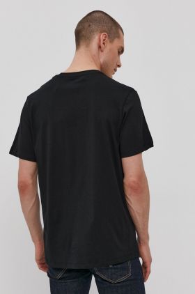 Levi's tricou bărbați, culoarea negru, cu imprimeu 39636.0050-Blacks