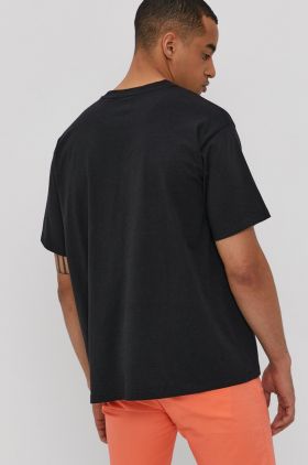 Levi's tricou bărbați, culoarea negru, material uni A0637.0001-Blacks