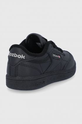 Reebok Classic încălțăminte din piele pentru copii Club C BS6182 culoarea negru