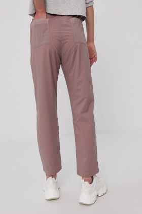 Champion Pantaloni 113801 femei, culoarea roz,