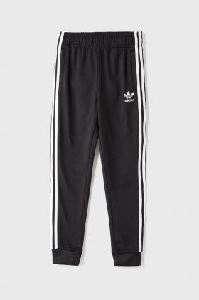 Adidas Originals Pantaloni copii GN8453 culoarea negru, cu imprimeu