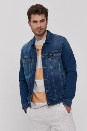 Tommy Jeans Geacă jeans bărbați, de tranzitie