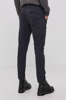 !SOLID Pantaloni bărbați, culoarea galben, cu fason chinos