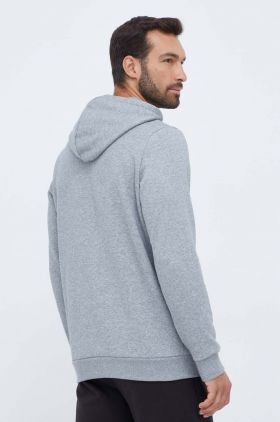 Puma bluza barbati, culoarea gri, cu glugă, cu imprimeu