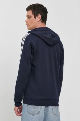 Adidas Bluză GK9053 bărbați, culoarea albastru marin, material neted