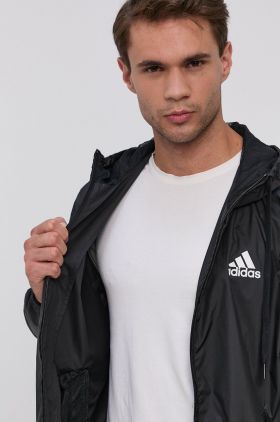 Adidas Performance Geacă GK9026 bărbați, culoarea negru, de tranzitie