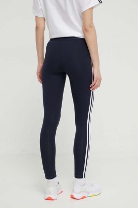 adidas colanți H07771 femei, culoarea bleumarin, material uni H07771