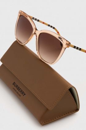 Burberry ochelari de soare femei, culoarea bej