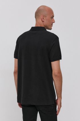 Levi's tricou polo bărbați, culoarea negru, material uni 35883.0007-Blacks