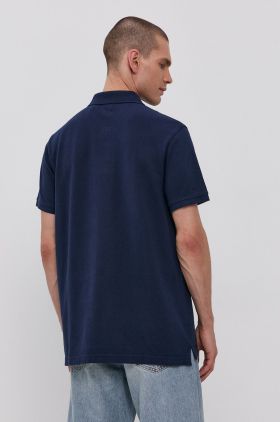 Levi's tricou polo bărbați, culoarea bleumarin, material uni 35883.0005-Blues