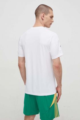 adidas Performance tricou GN5726 bărbați, culoarea alb, material uni GN5726