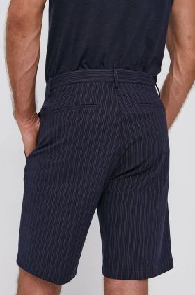 Sisley Pantaloni scurți bărbați, culoarea albastru marin