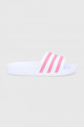 Adidas Performance Papuci GZ5237 femei, culoarea alb