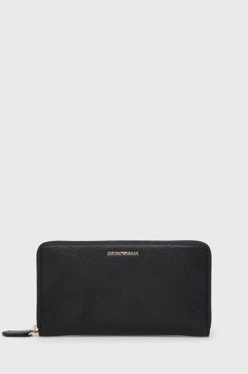 Emporio Armani Portofel femei, culoarea negru