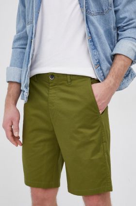 Sisley Pantaloni scurți bărbați, culoarea verde