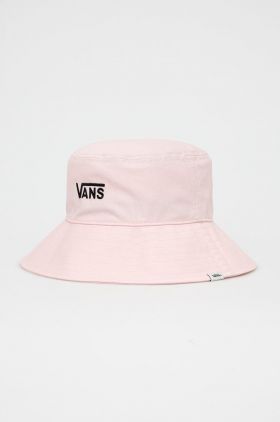 Vans pălărie culoarea roz, bumbac VN0A5GRGZJY1-pink