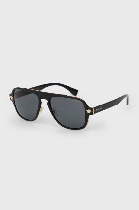 Versace Ochelari de soare 0VE2199 bărbați, culoarea negru