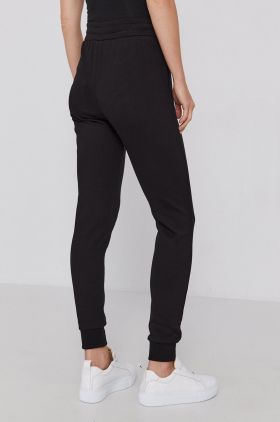 Armani Exchange pantaloni femei, culoarea violet, neted