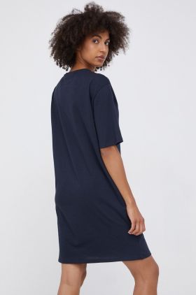 Armani Exchange rochie culoarea gri, mini, drept