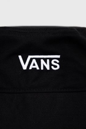 Vans pălărie culoarea negru, bumbac VN0A5GRGY281-blck.wht