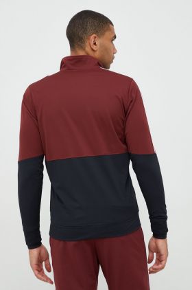 Under Armour hanorac de antrenament Pique barbati, culoarea maro, neted